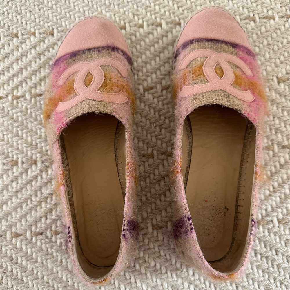 Chanel Tweed Espadrilles